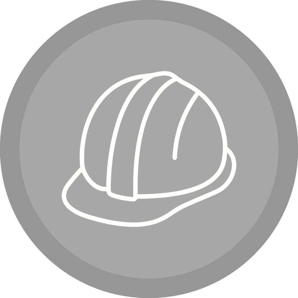 icono de vector de casco