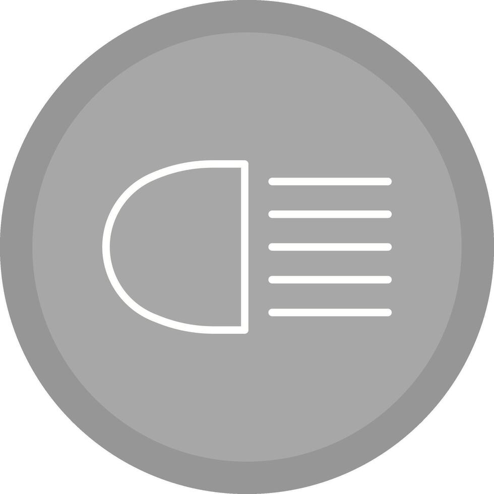Headlight Vector Icon