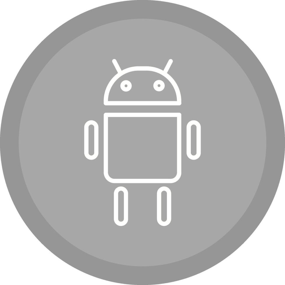 icono de vector de Android