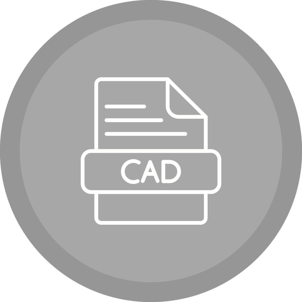 icono de vector de cad