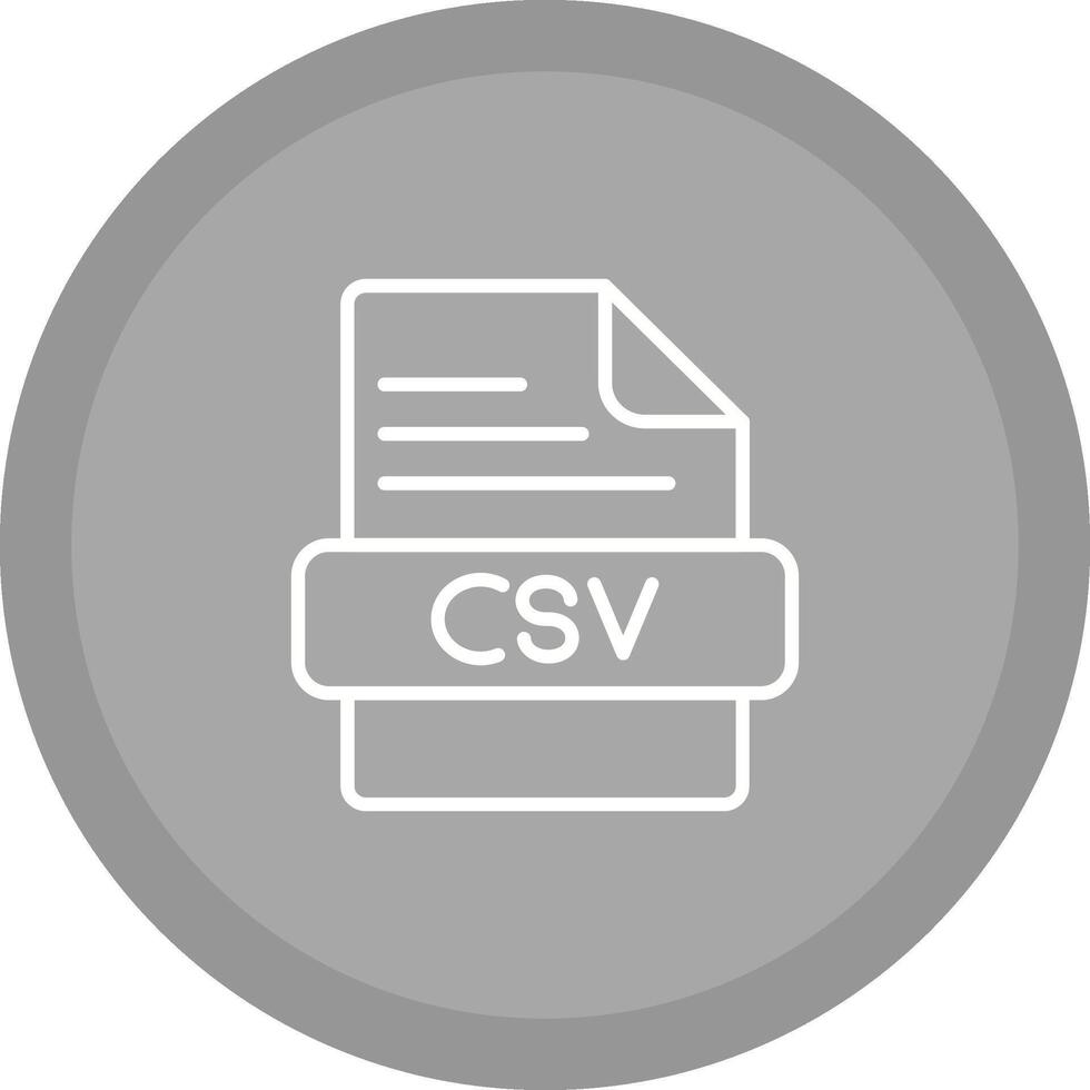 CSV Vector Icon