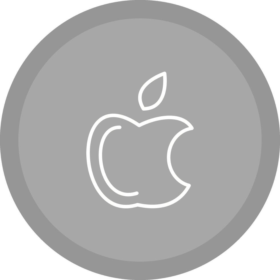 manzana logo vector icono