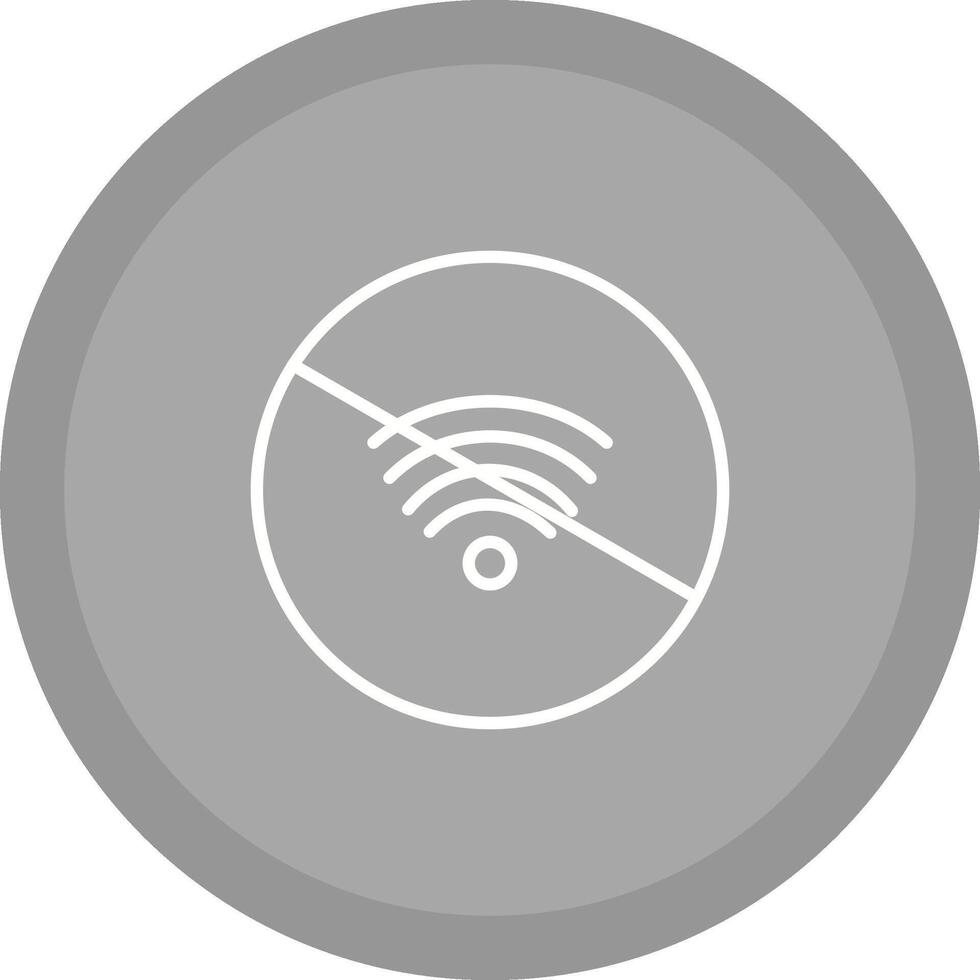 sin icono de vector wifi