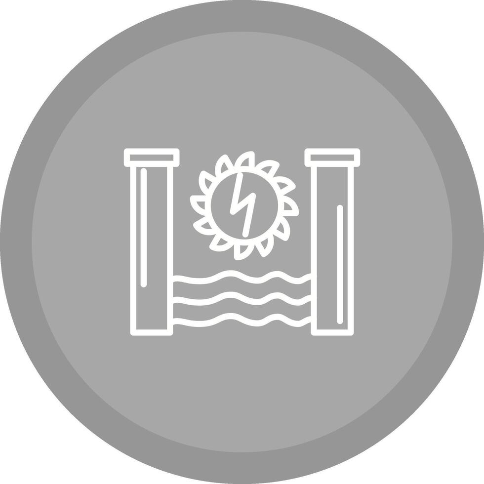 Hydro Power Vector Icon