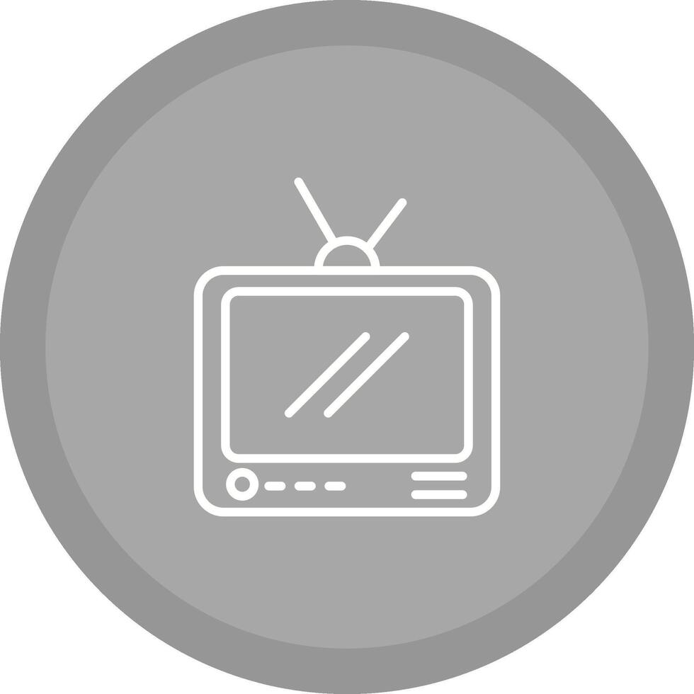 Television Broadcast Vector Icon