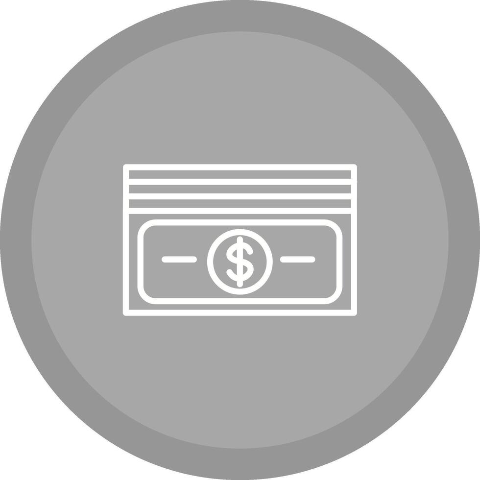 paquete de icono de vector de billetes