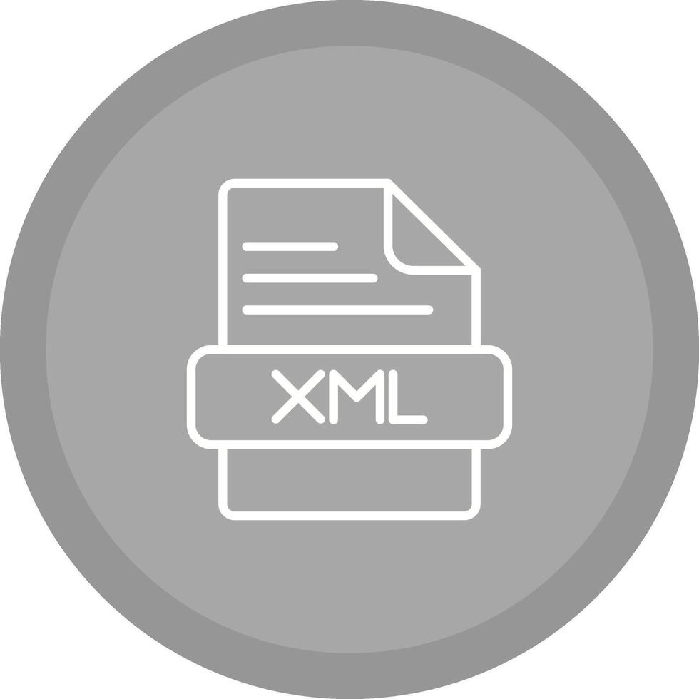 XML Vector Icon