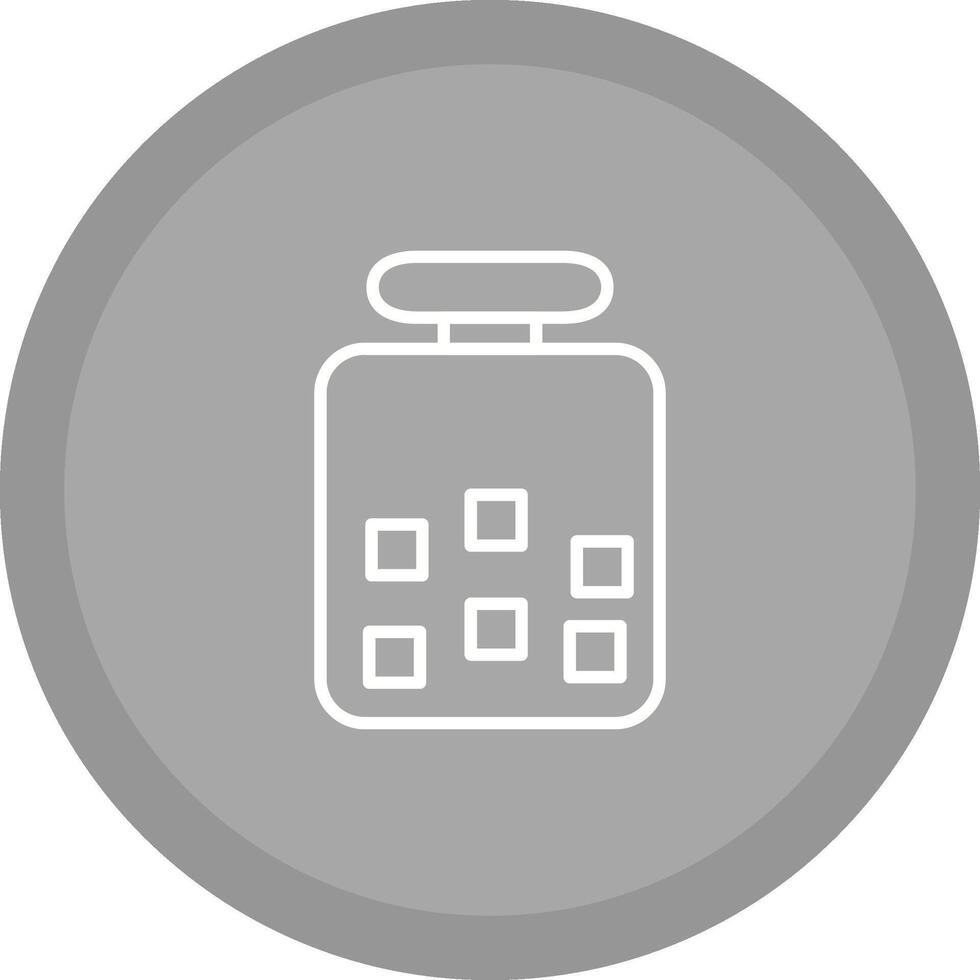 Sugar Bottle Vector Icon