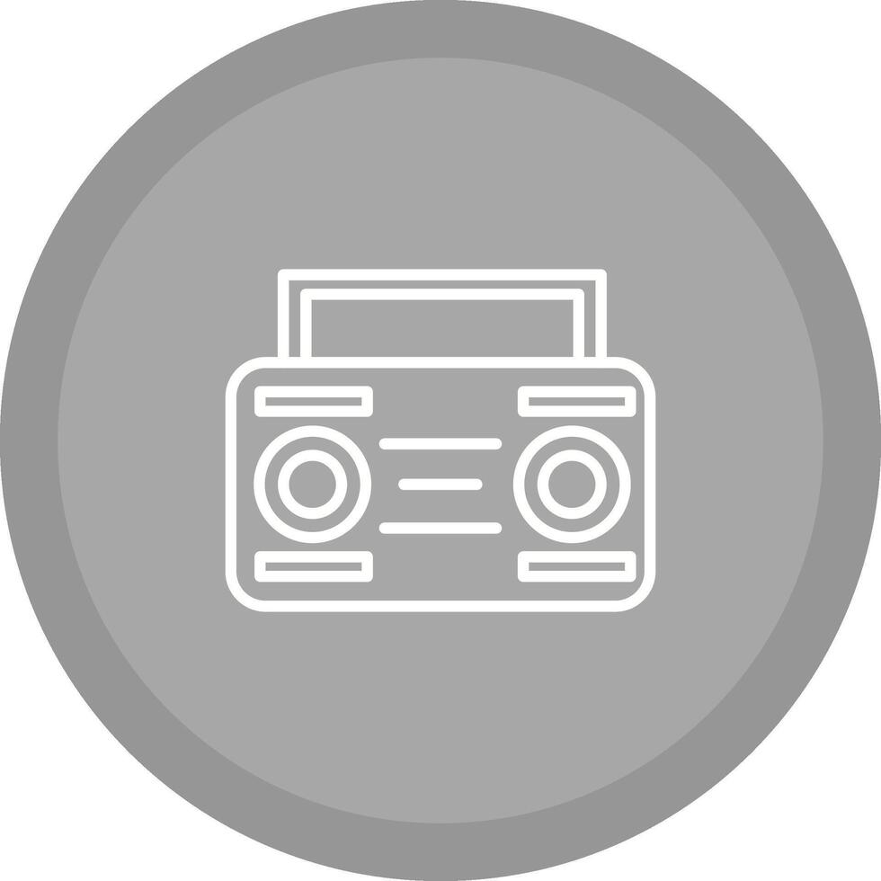 Cassette Player Vector Icon