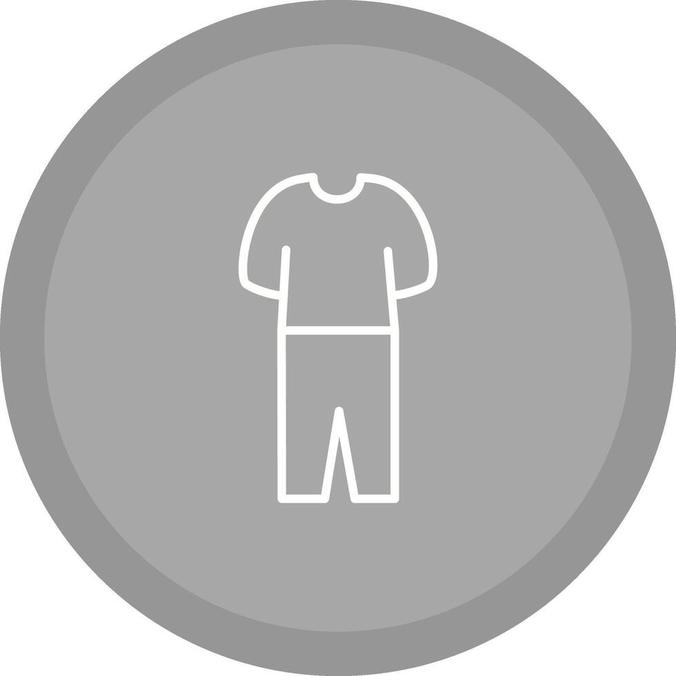 Pyjamas Suit Vector Icon