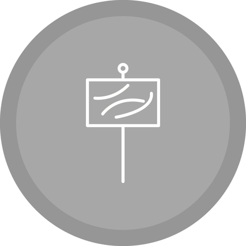 Beach Sign Vector Icon