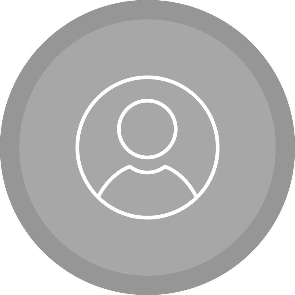 Male Profile Vector Icon