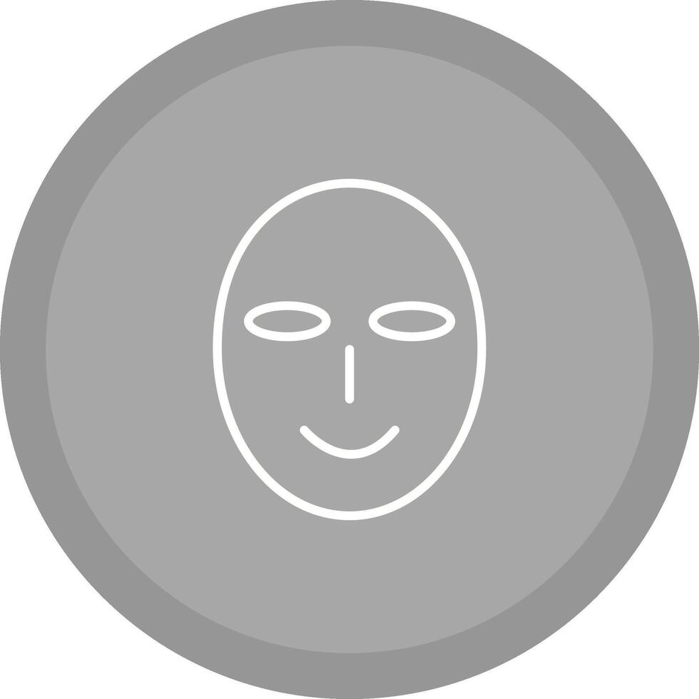 Ancient Face Mask Vector Icon