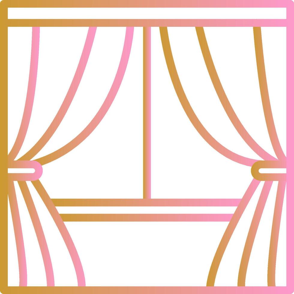 Curtains Vector Icon