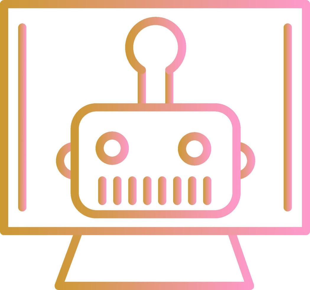 Artificial Bot Vector Icon