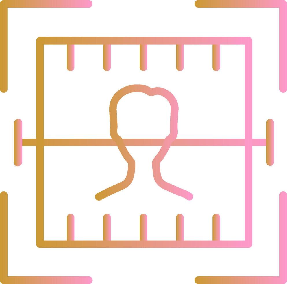 Face Scan Vector Icon