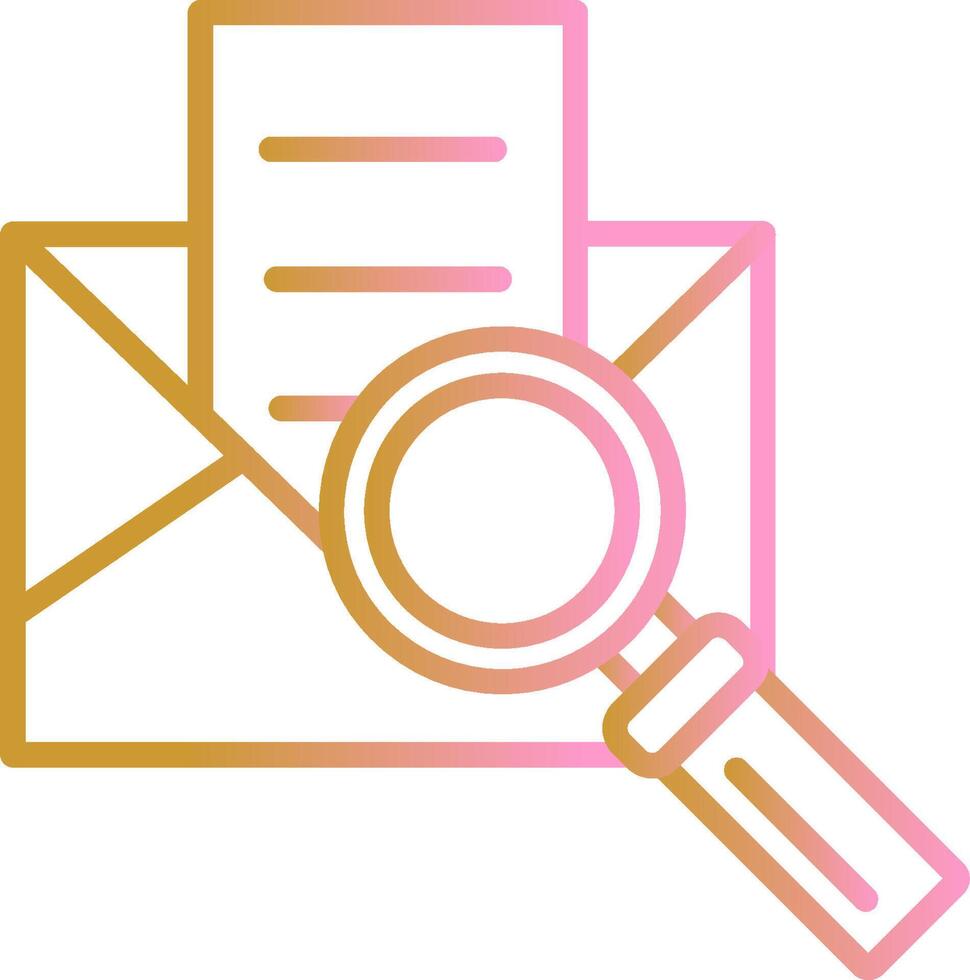 Magnifier Male Vector Icon