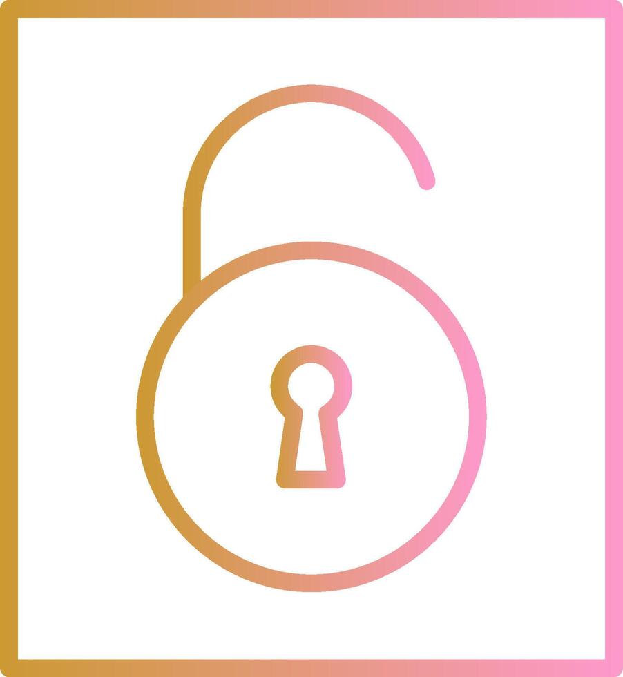 Open Lock I Vector Icon