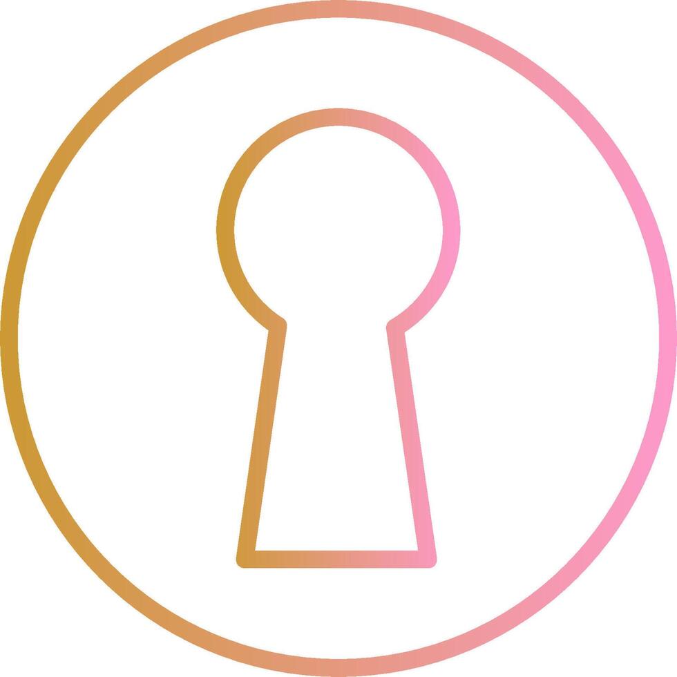 Keyhole Vector Icon