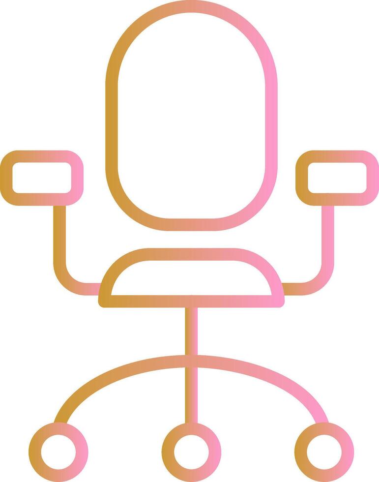 Revolving Chair Vector Icon