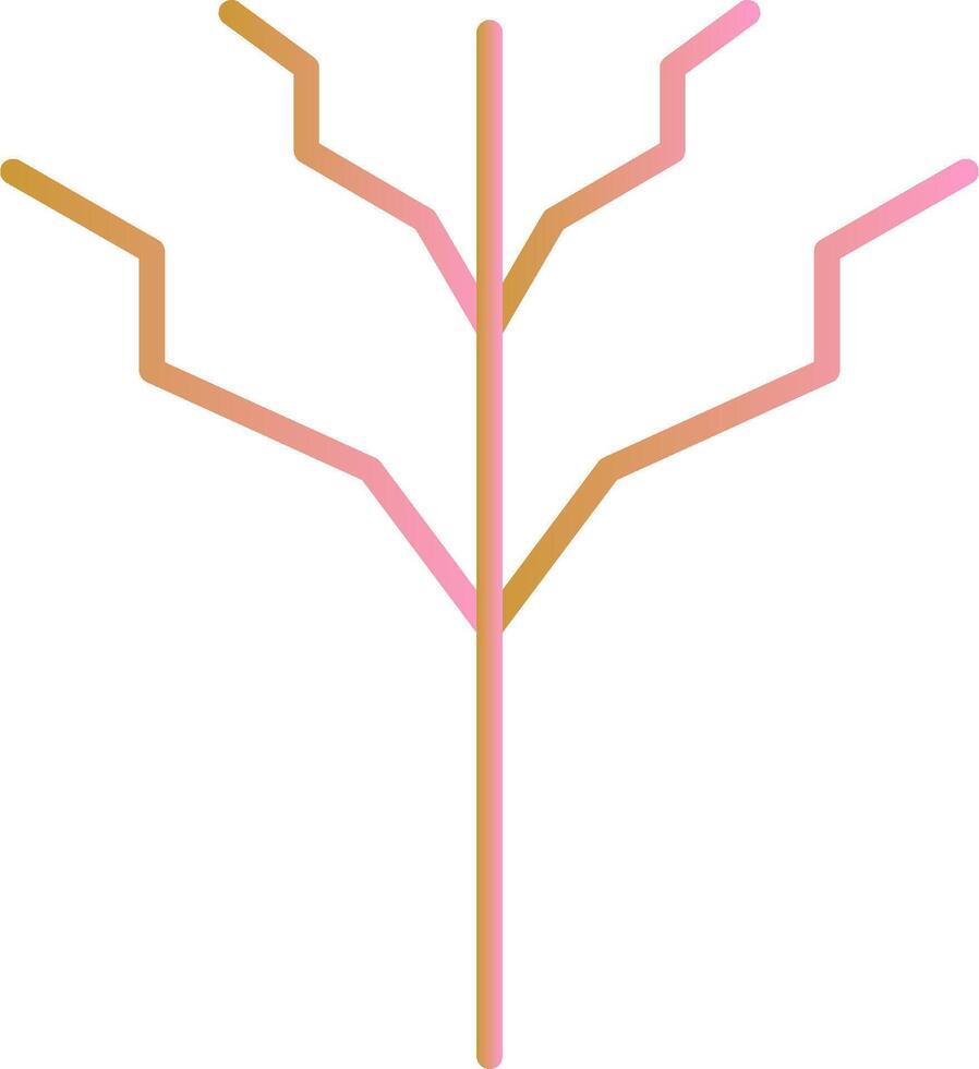 Tree with no leaves Vector Icon
