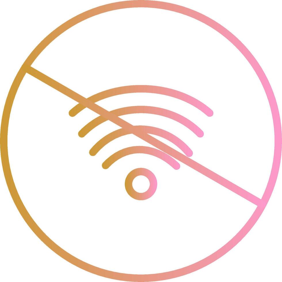 No Wifi Vector Icon