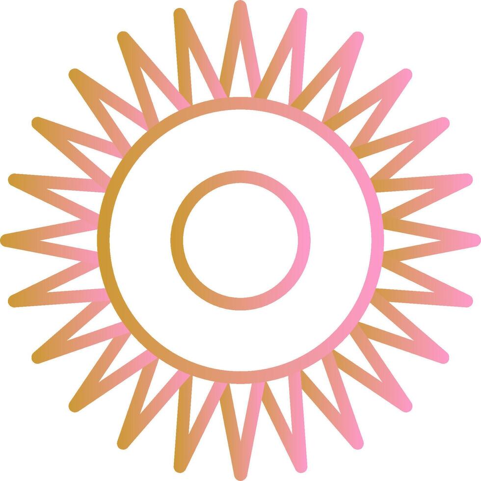 Optical Radiation Vector Icon