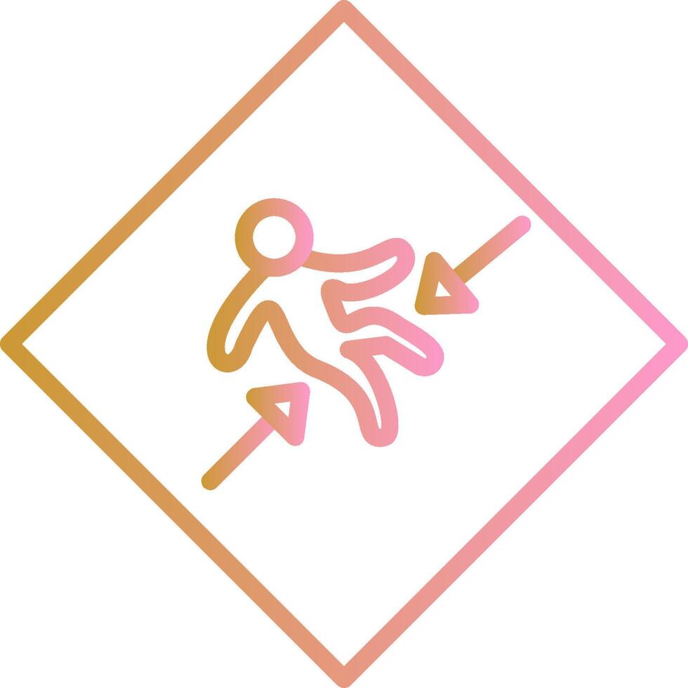 Crush Zone Vector Icon