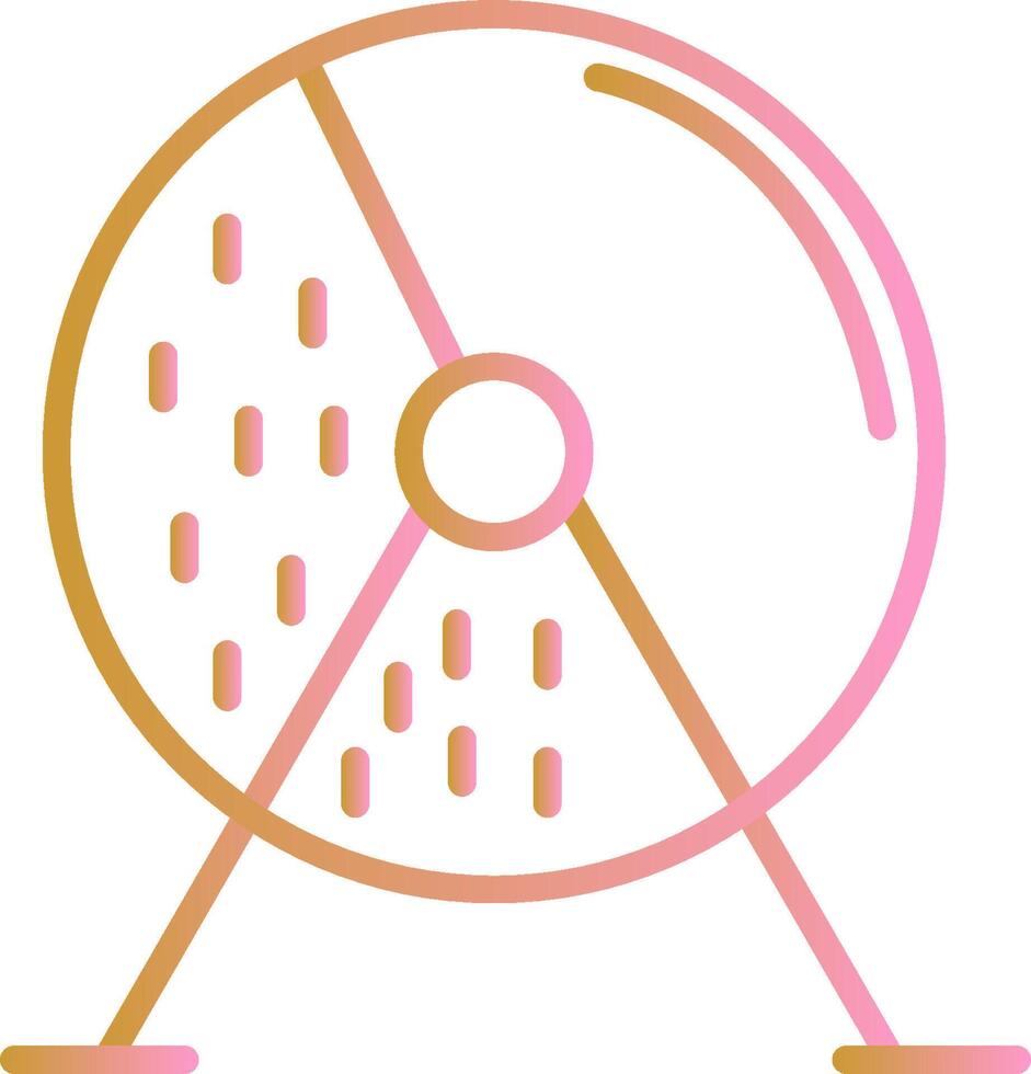 Lottery Machine Vector Icon