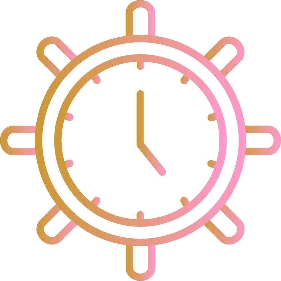 Time Settings Vector Icon