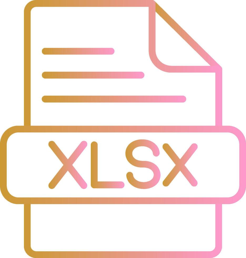 XLSX Vector Icon