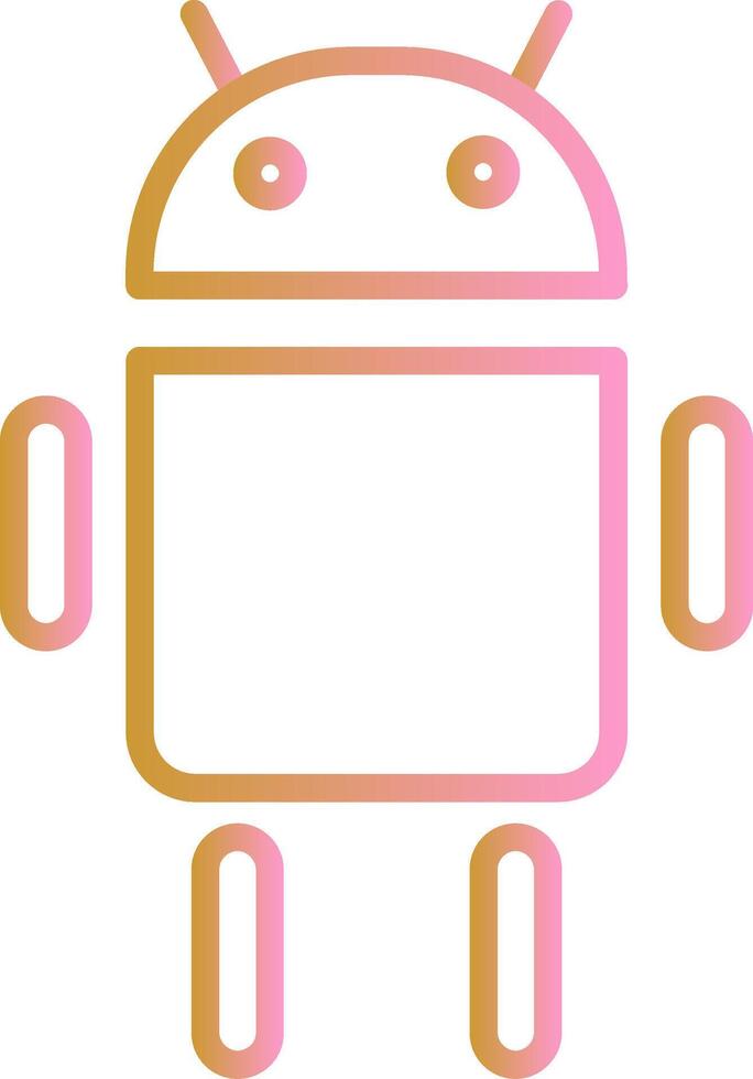 icono de vector de Android