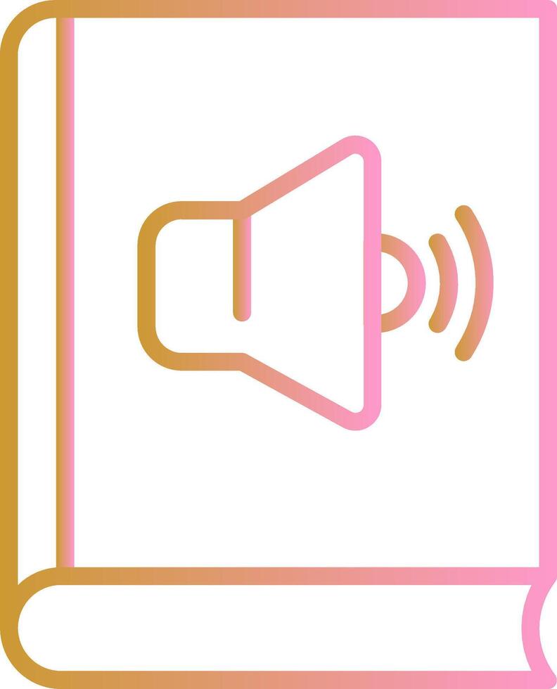 Audio Book Vector Icon
