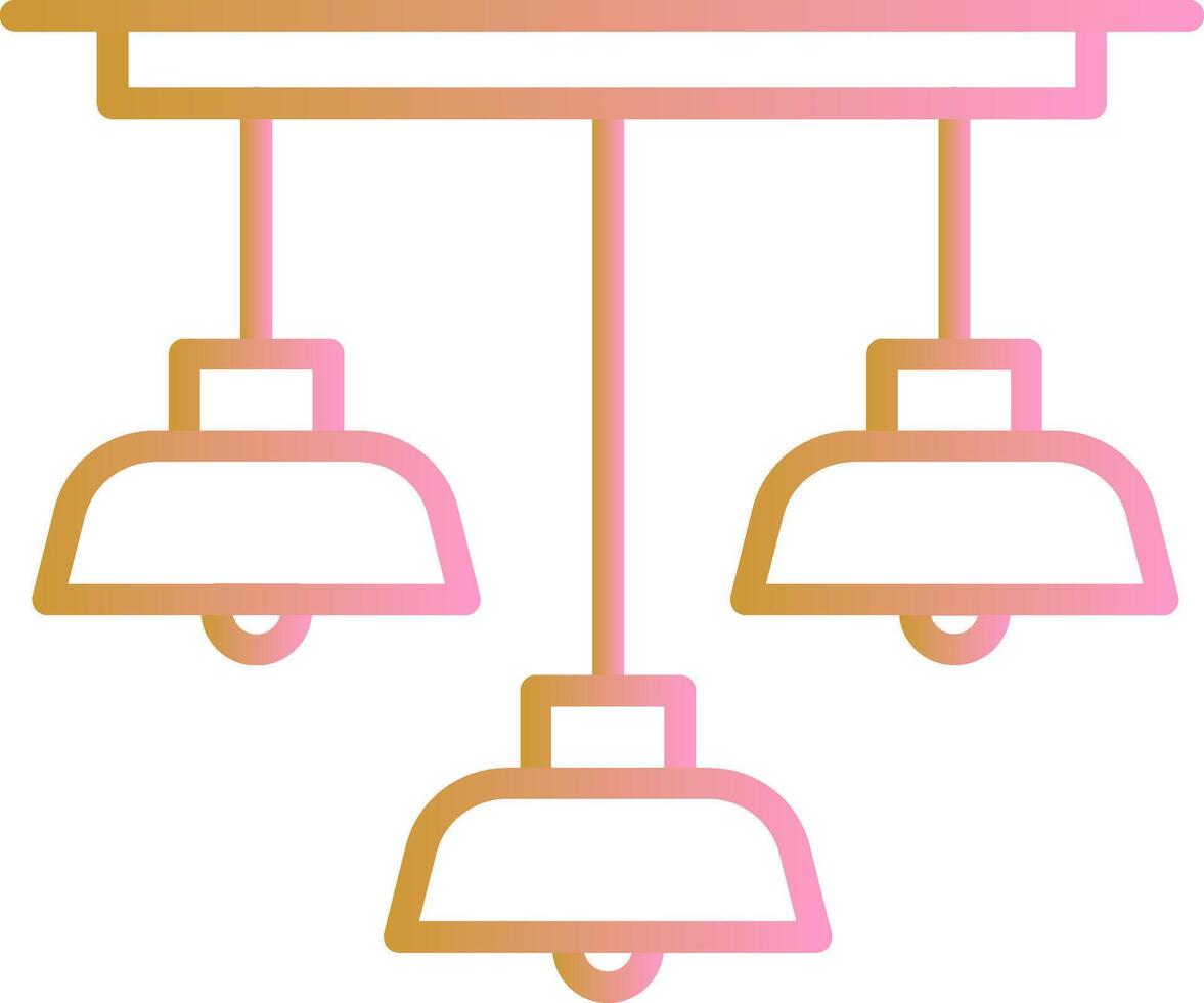 Overhead Light Vector Icon