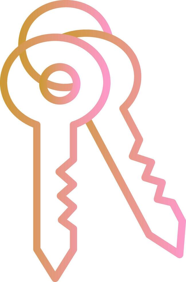 House Key Vector Icon