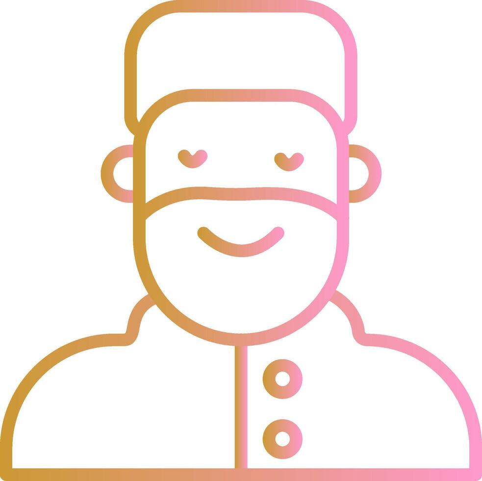 Islamic Man Vector Icon