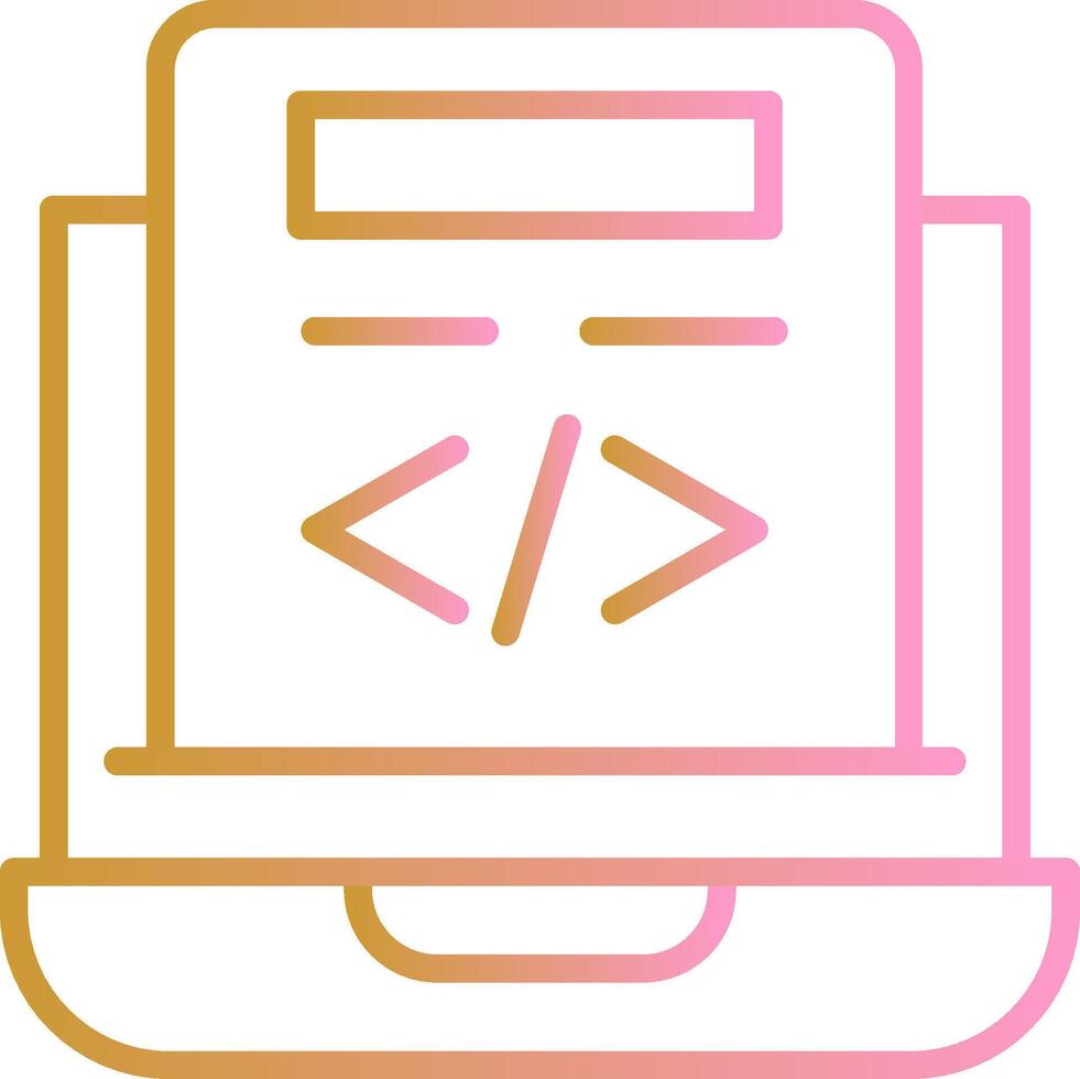 Coding Vector Icon