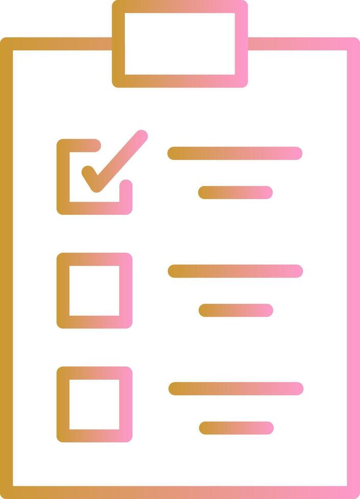 To Do List Vector Icon