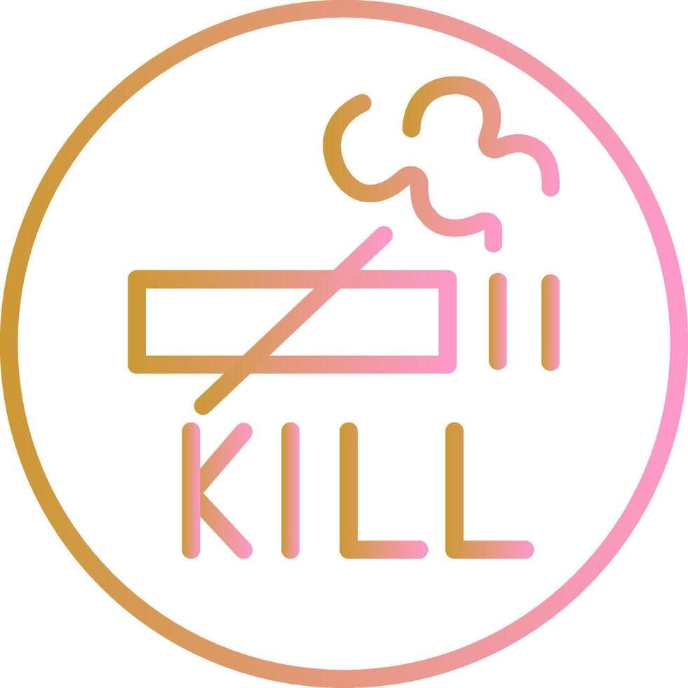 Smoking Kills Vector Icon