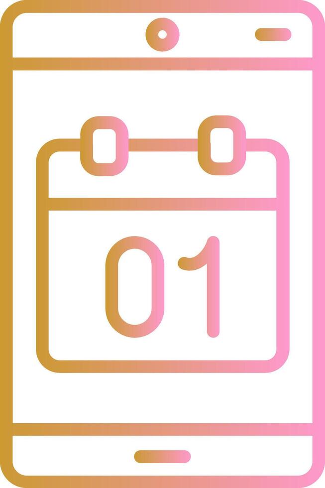 icono de vector de calendario