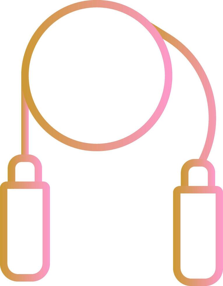 Jumping Rope Vector Icon
