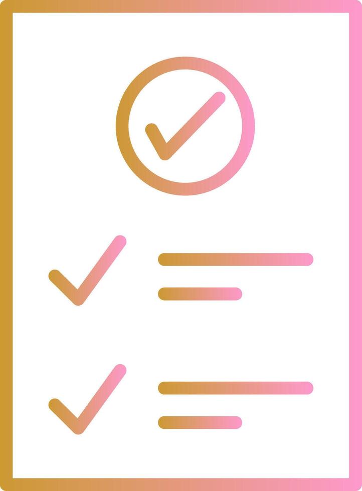 Check Up List Vector Icon