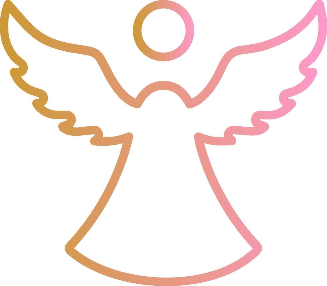 ángel vector icono