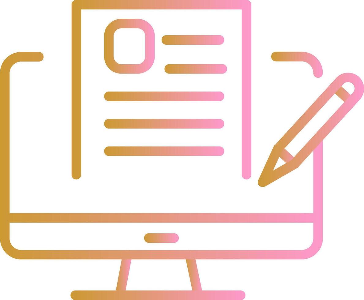 Blog Vector Icon