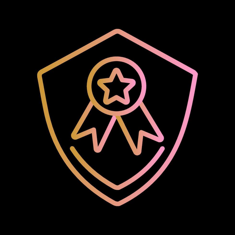 Medal Protection Vector Icon