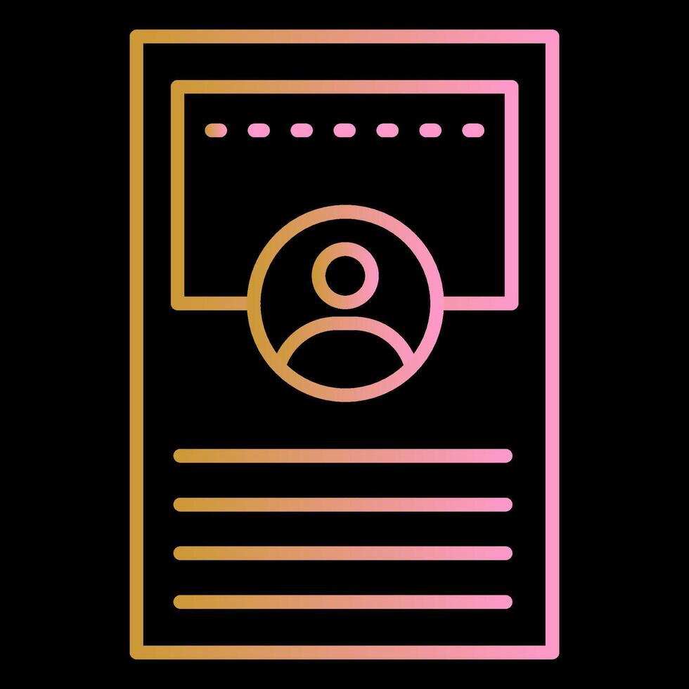 Profile Vector Icon