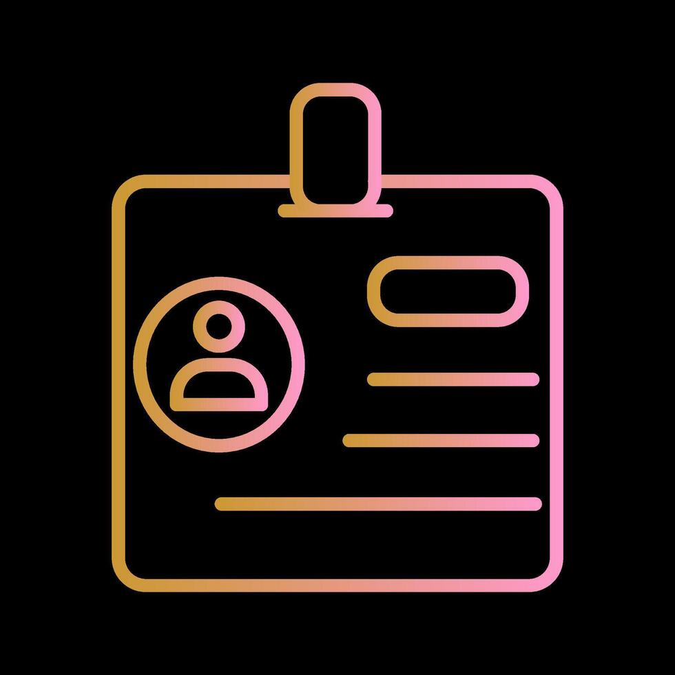 Identification Vector Icon