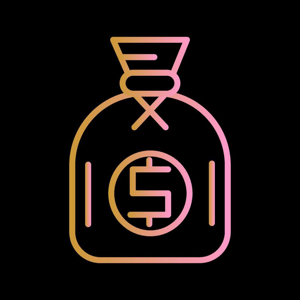 Dollar Sack Vector Icon