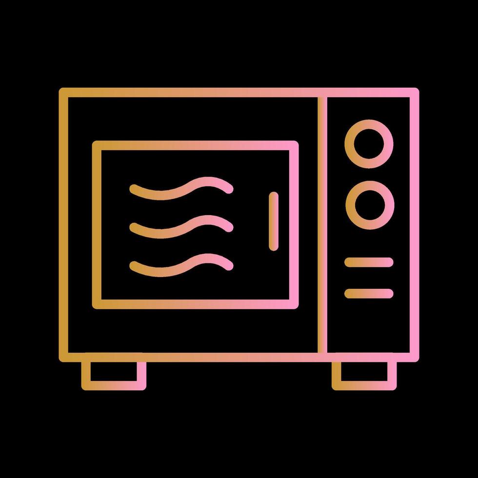 Microwave Vector Icon