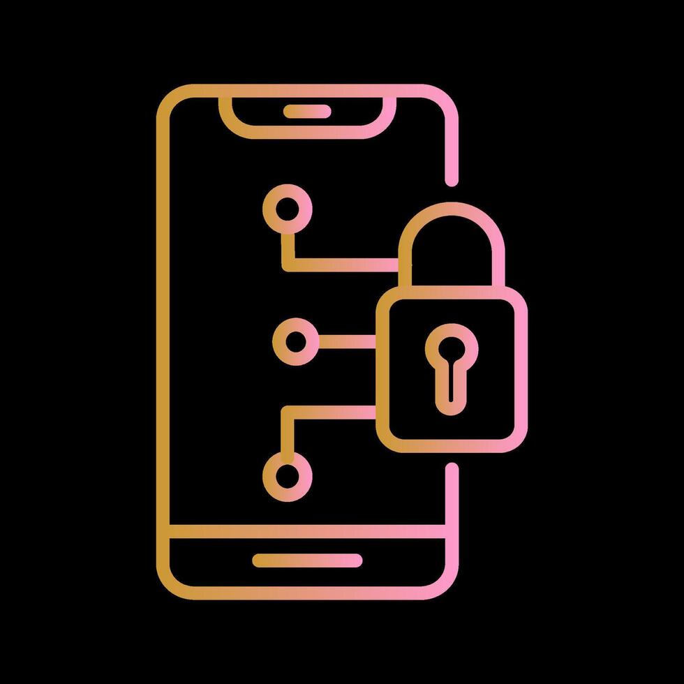 Secure Device Vector Icon